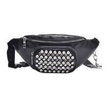 Load image into Gallery viewer, Diamond Leather Waist Bag