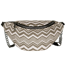 Load image into Gallery viewer, Stripe Weaving Waist Bag