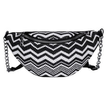 Load image into Gallery viewer, Stripe Weaving Waist Bag