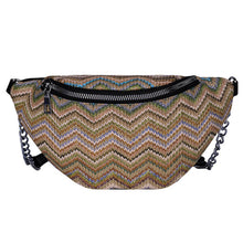 Load image into Gallery viewer, Stripe Weaving Waist Bag