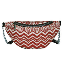 Load image into Gallery viewer, Stripe Weaving Waist Bag