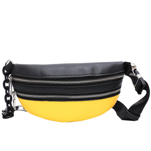 Mixed Color Waist Bag