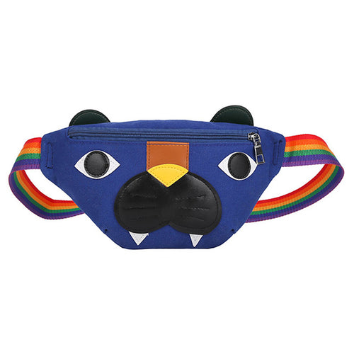 Rainbow Belt Tiger Waist Bag